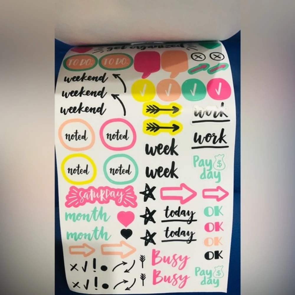 770 stickers Get‎ Organized stickers for Planners journals calendars  new